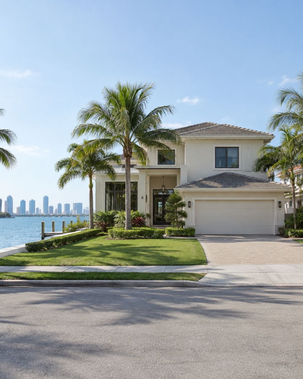 Illustrative Miami waterfront home for a guide to divorce property appraisals