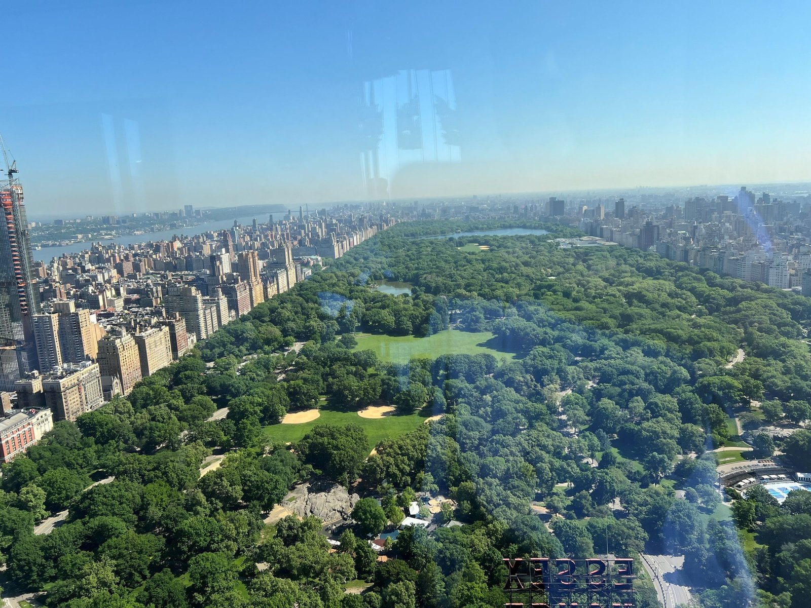 Central Park and surrounding Manhattan buildings viewed from above; photo from REIS Group's media library